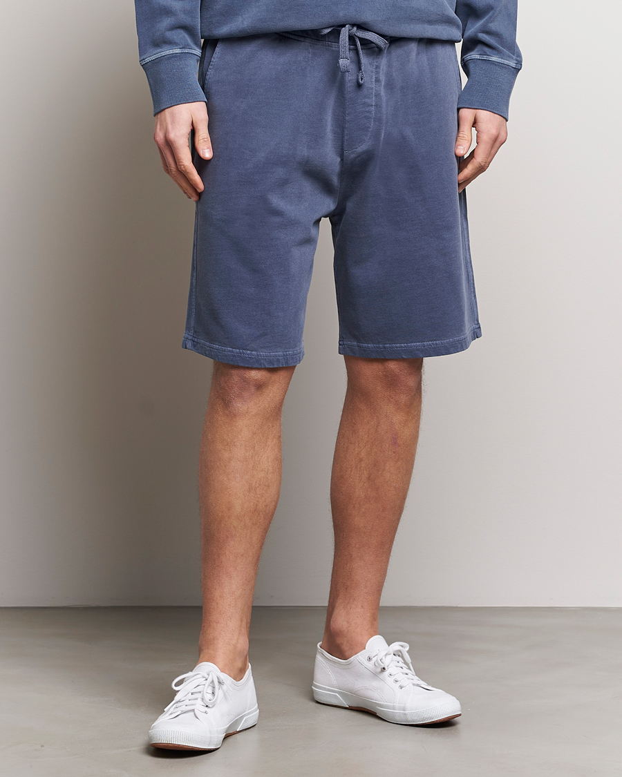 Hombres | Pantalones cortos de chándal | GANT | Sunbleached Sweatshorts Dusty Blue Sea
