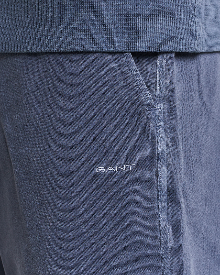Hombres | Pantalones cortos | Gant | Sunbleached Sweatshorts Dusty Blue Sea