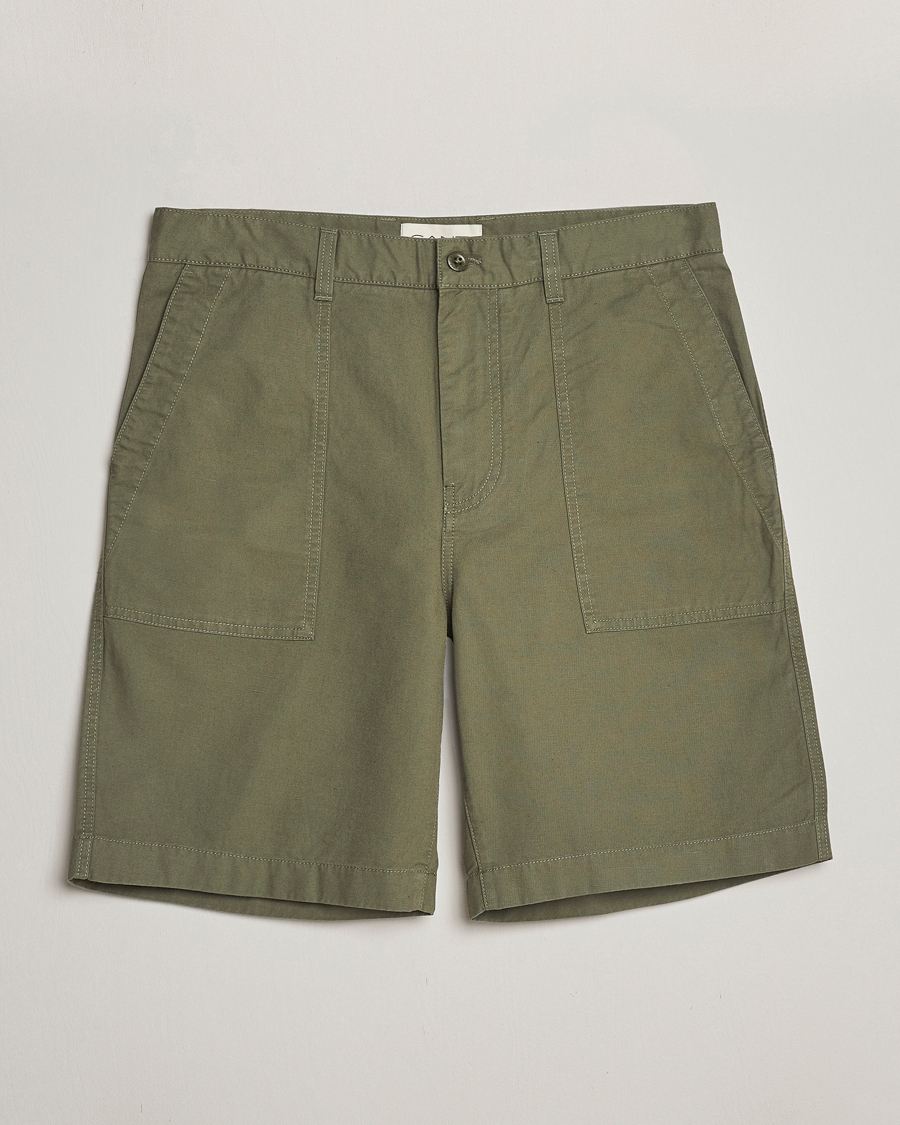 Hombres | Pantalones cortos | GANT | Cotton/Linen Shorts Four Leaf Clover
