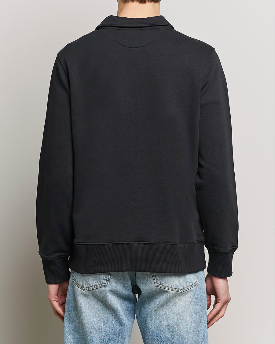 Hombres | Jerséis y prendas de punto | GANT | Original Shield Half Zip Sweater Black