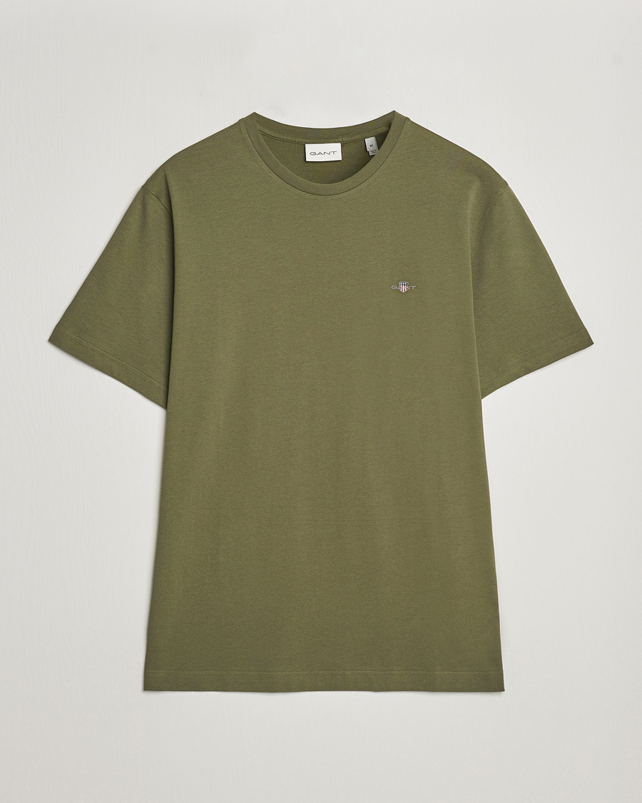 Hombres | Camisetas | GANT | The Original T-Shirt Juniper Green