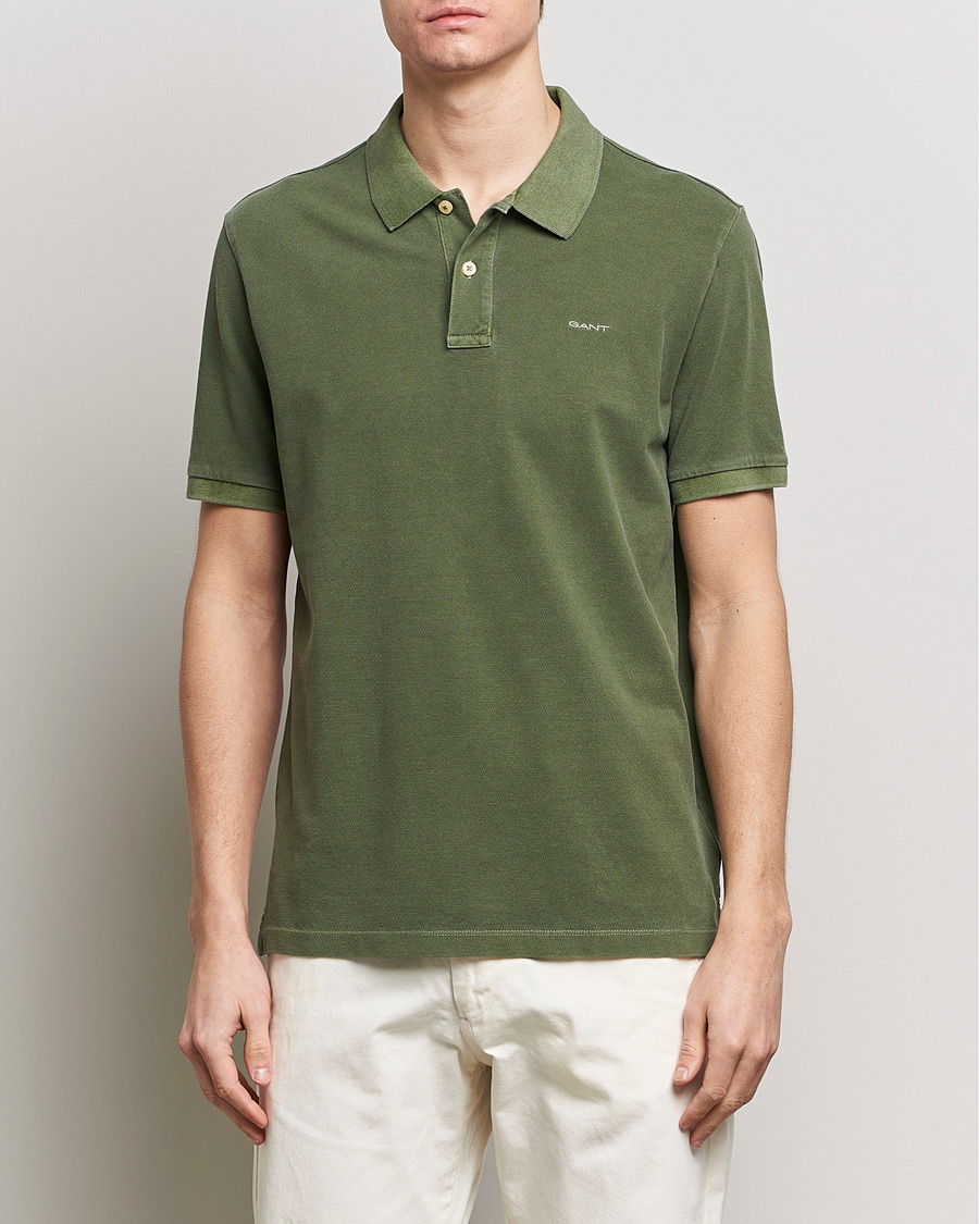 Hombres | Polos | GANT | Sunbleached Polo Pine Green