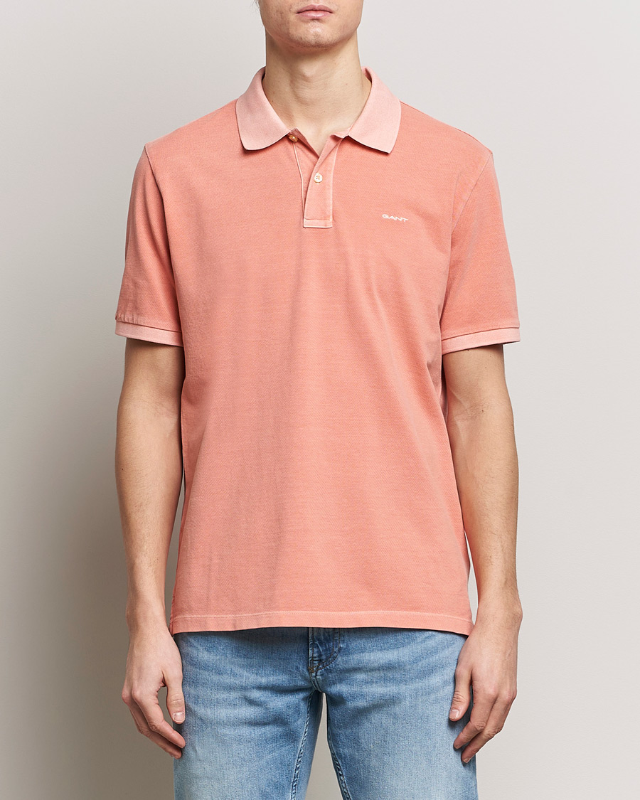 Hombres |  | GANT | Sunbleached Polo Peachy Pink