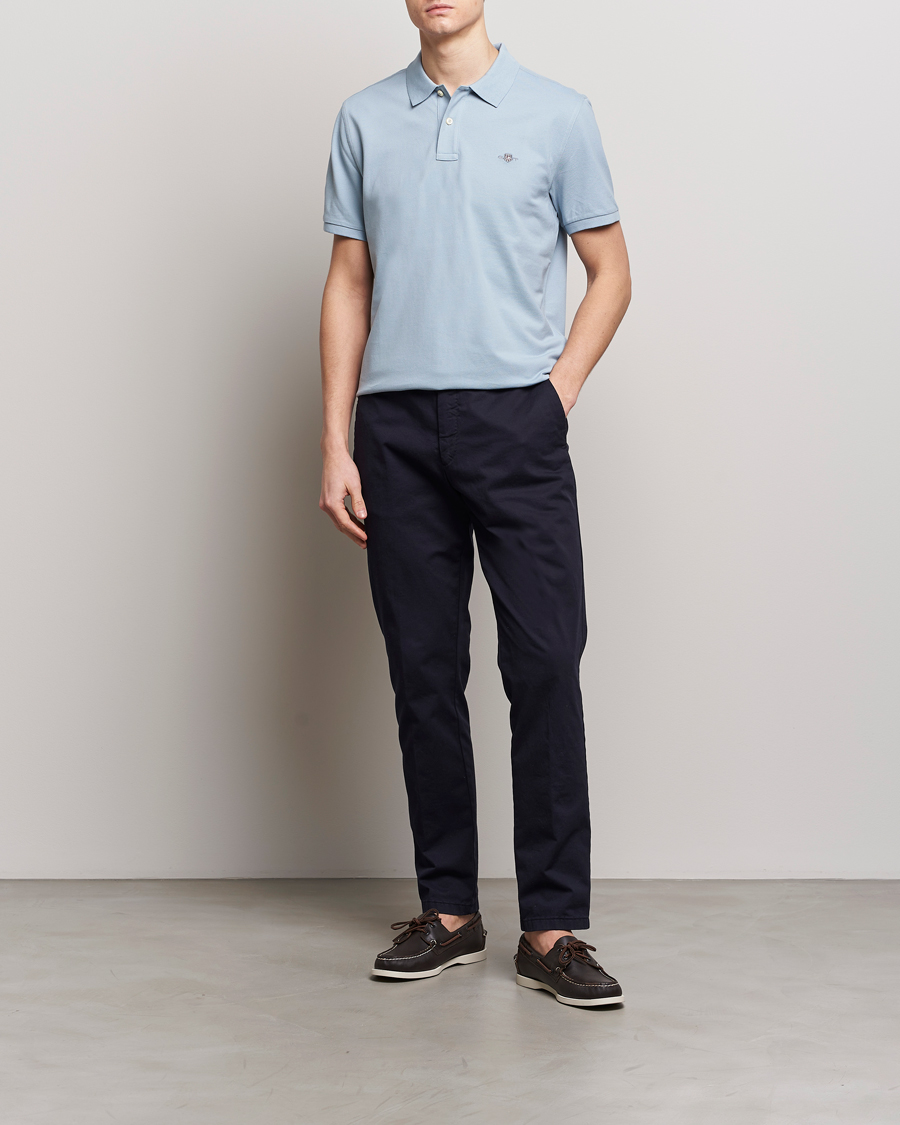 Hombres | Polos | GANT | The Original Polo Dove Blue
