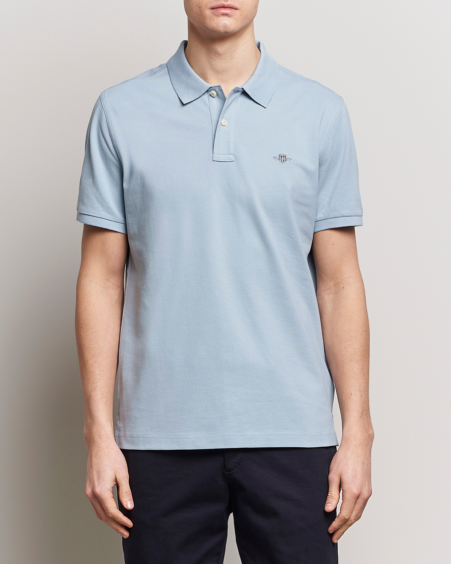 Hombres | Polos | GANT | The Original Polo Dove Blue