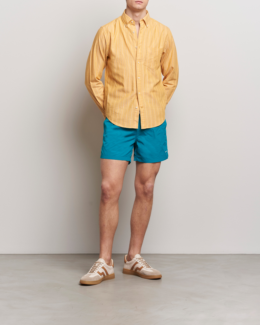 Hombres | Bañadores | Gant | Basic Swimshorts Ocean Turquoise
