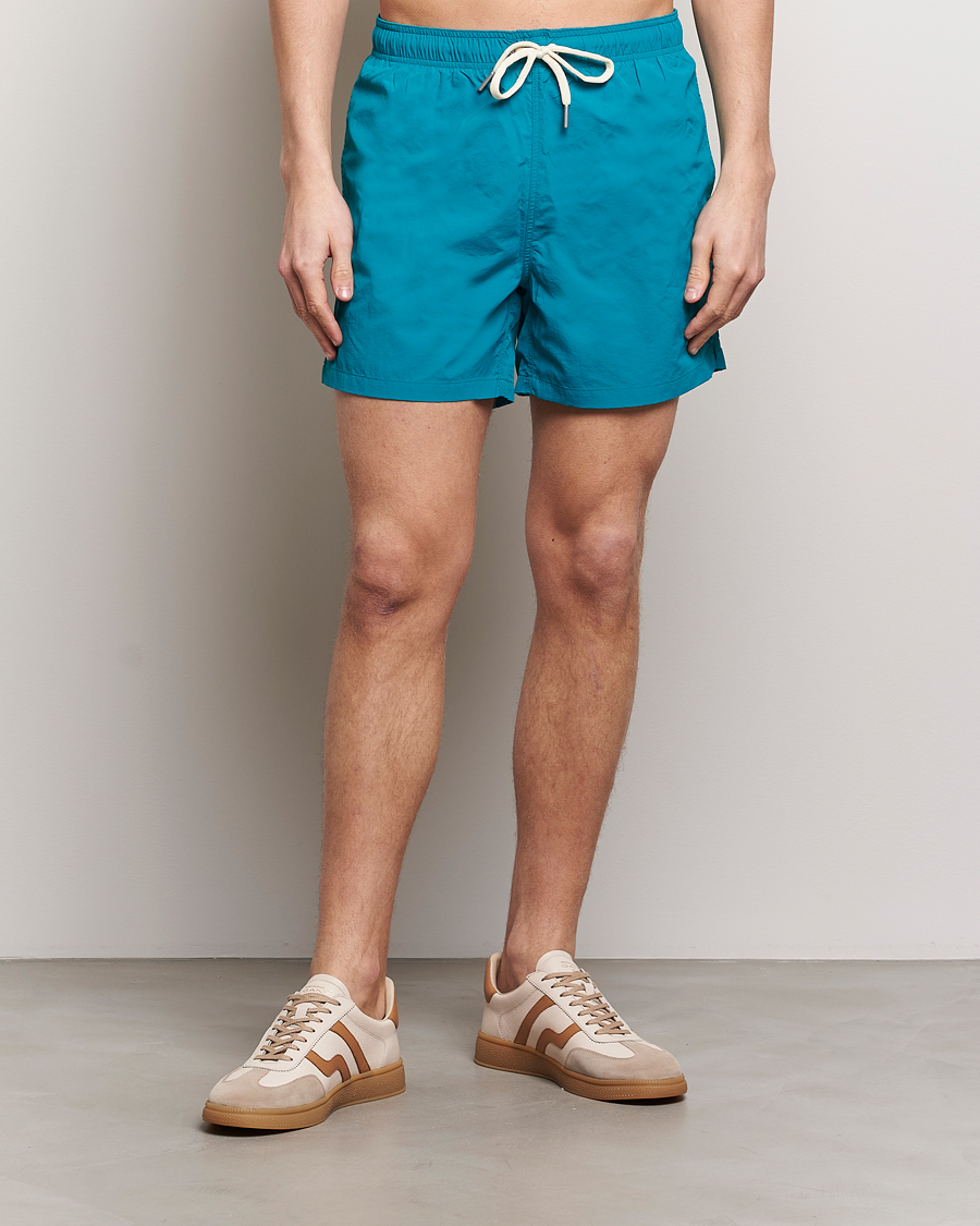 Hombres | Bañadores | Gant | Basic Swimshorts Ocean Turquoise