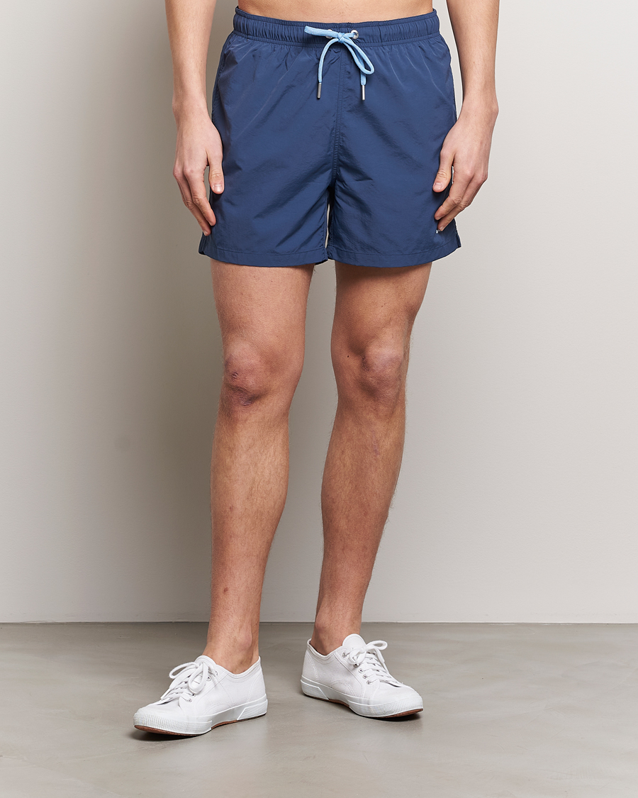 Hombres | Bañadores | Gant | Basic Swimshorts Dusty Blue Sea