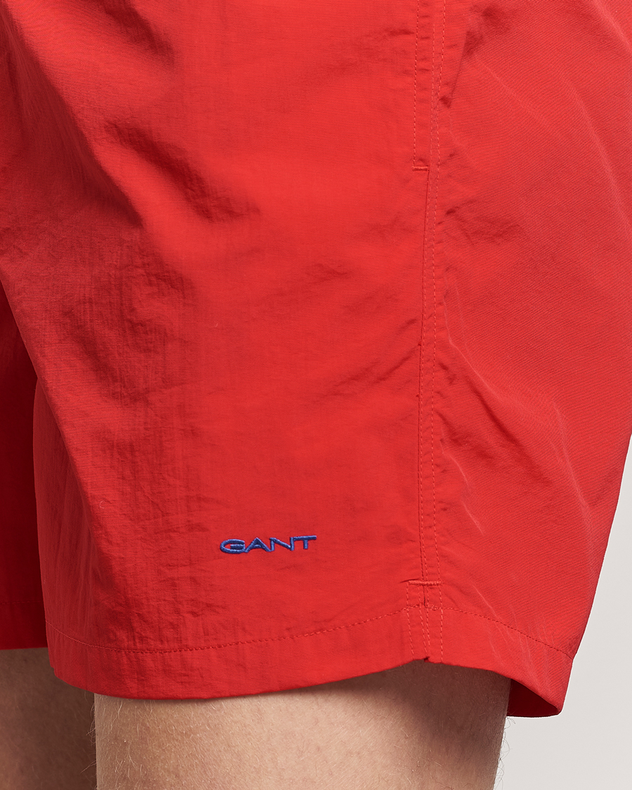 Hombres | Bañadores | Gant | Basic Swimshorts Bright Red