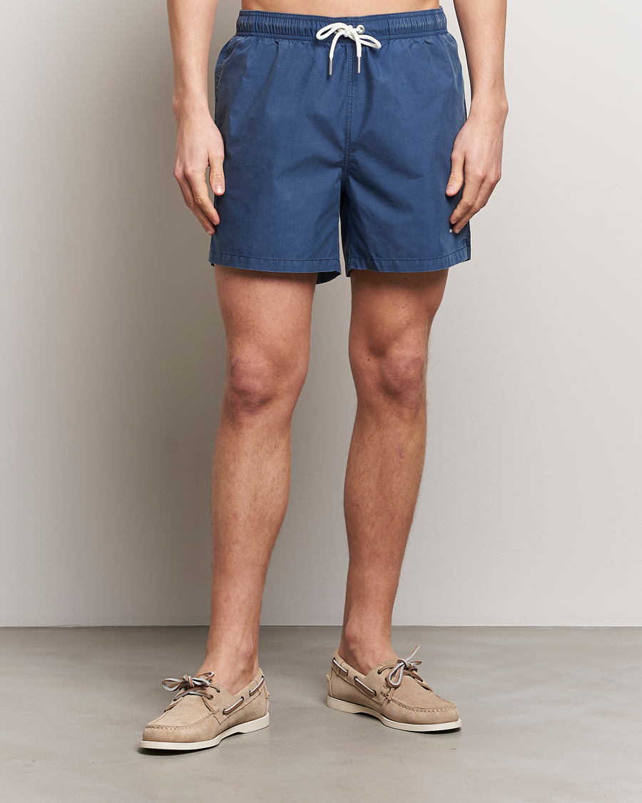 Hombres | Bañadores | GANT | Sunbleached Swimshorts Dusty Blue Sea