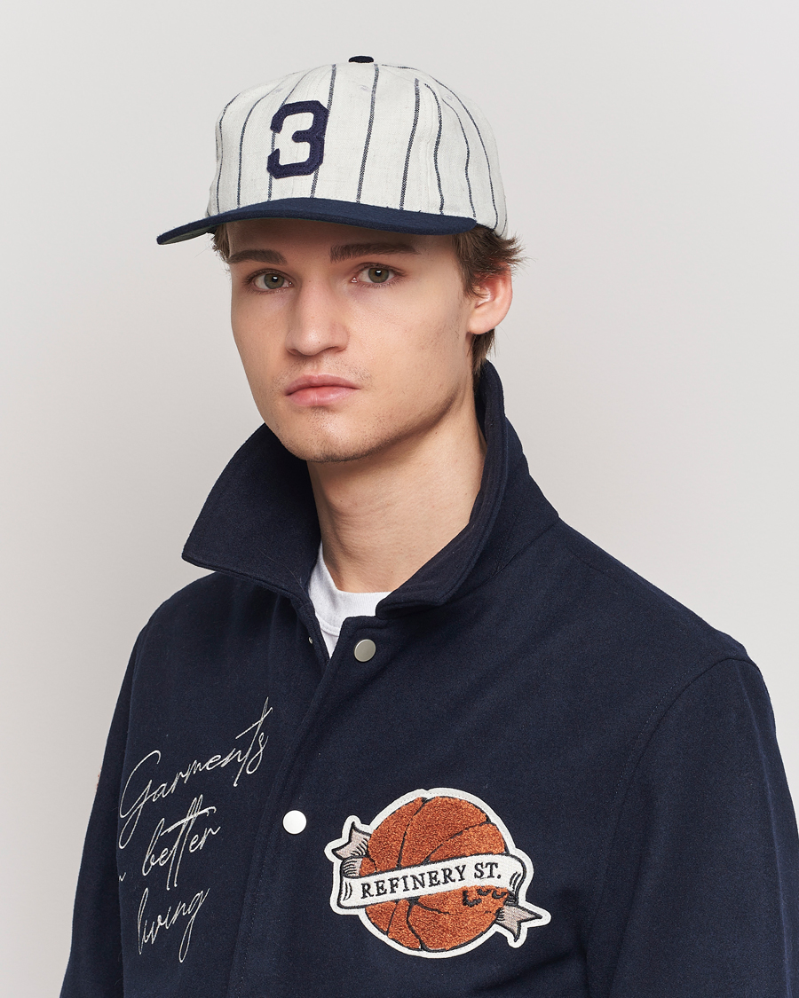 Hombres | Accesorios | Ebbets Field Flannels | Made in USA Babe Ruth 1932 Signature Series Cap White