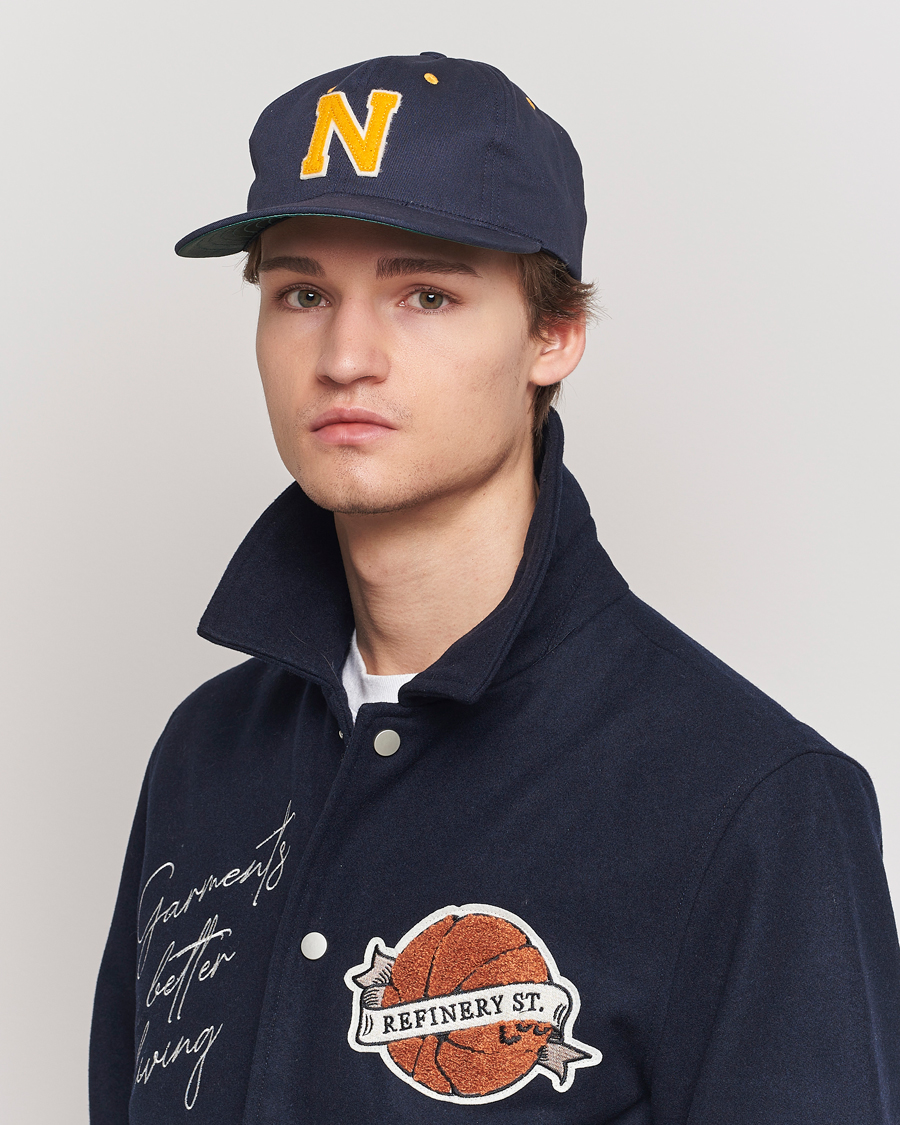 Hombres | Ebbets Field Flannels Made in USA Great Lakes Naval Station Vintage Cap Navy | Ebbets Field Flannels | Made in USA Great Lakes Naval Station Vintage Cap Navy