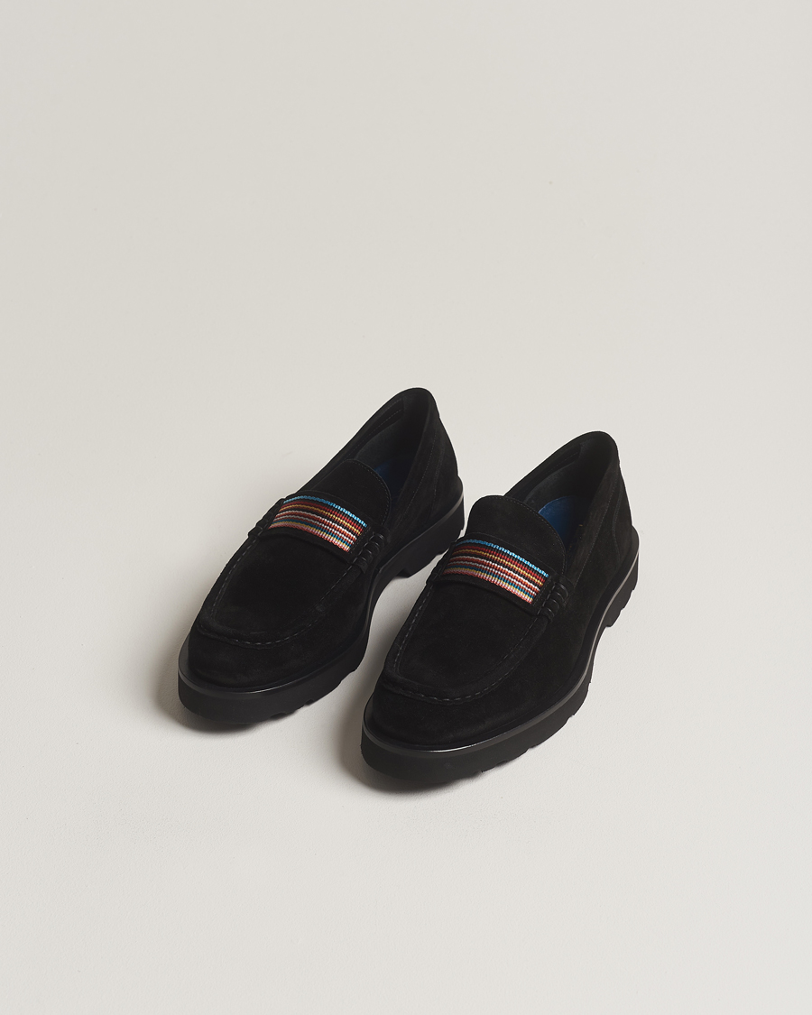 Hombres |  | Paul Smith | Bancroft Suede Loafer Black