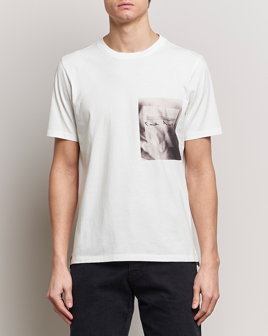 Hombres |  | Paul Smith | Organic Cotton Printed T-Shirt White