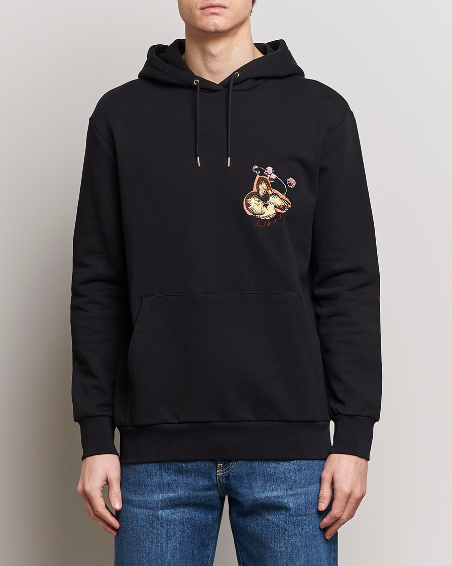 Hombres |  | Paul Smith | Printed Orchid Hoodie Black