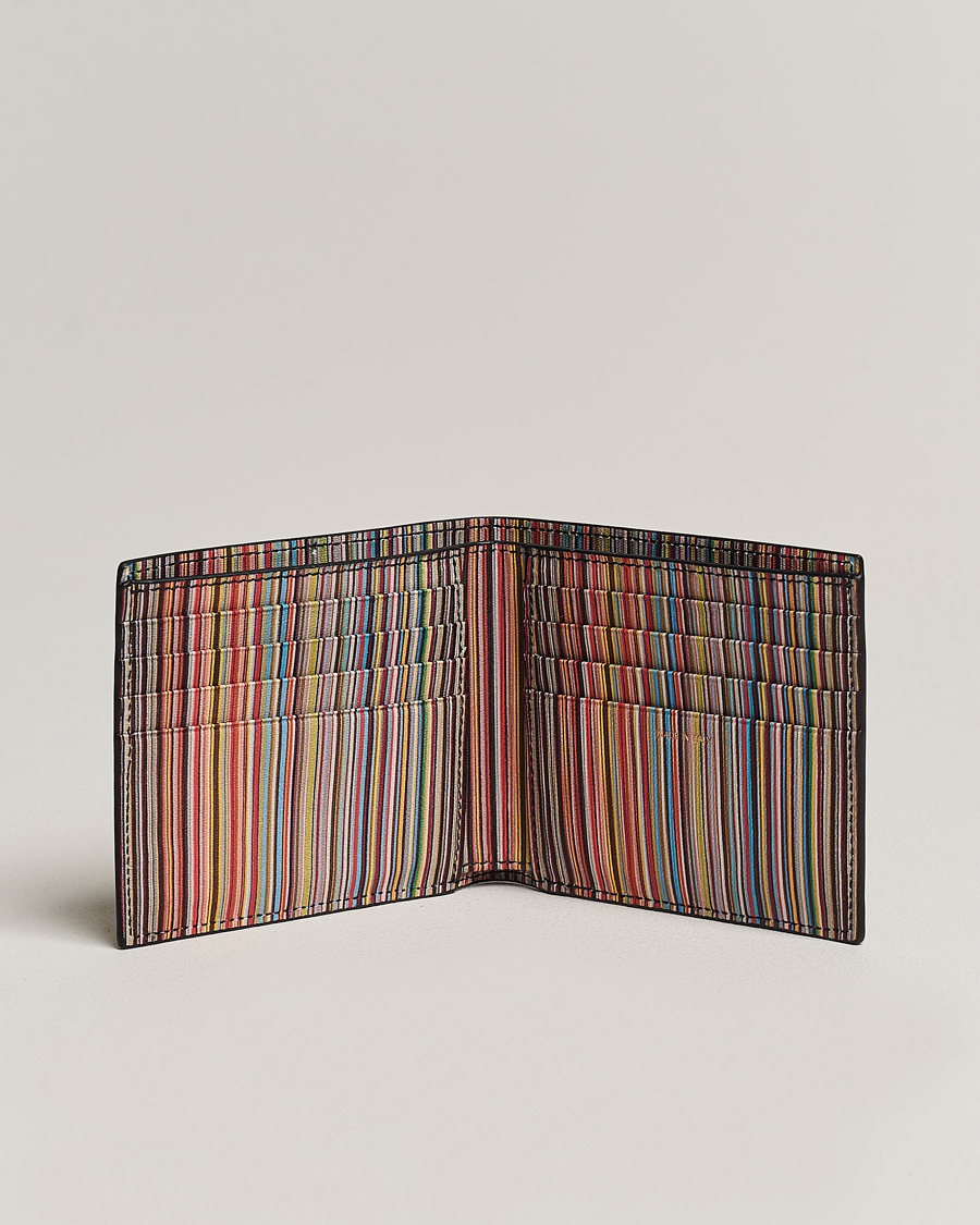 Hombres |  | Paul Smith | Signature Stripe Wallet Black