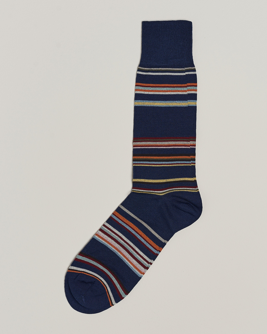 Hombres | Ropa interior y calcetines | Paul Smith | Flavio Signature Stripe Socks Blue