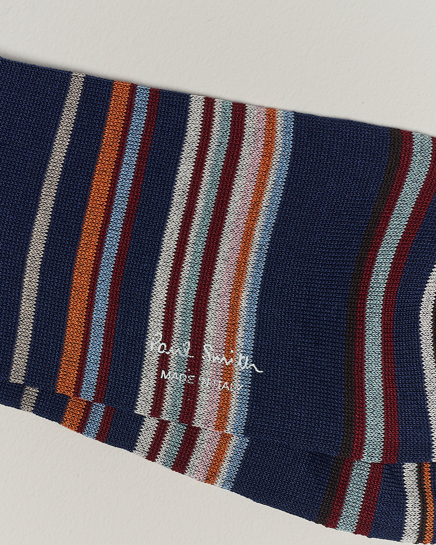 Hombres | Calcetines diarios | Paul Smith | Flavio Signature Stripe Socks Blue