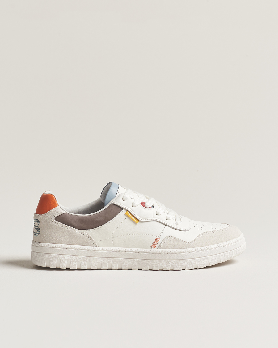 Hombres | PS Paul Smith Ellis Leather/Suede Sneaker White | PS Paul Smith | Ellis Leather/Suede Sneaker White