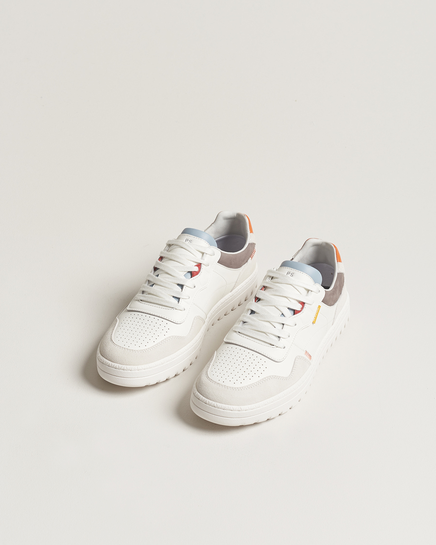 Hombres |  | PS Paul Smith | Ellis Leather/Suede Sneaker White