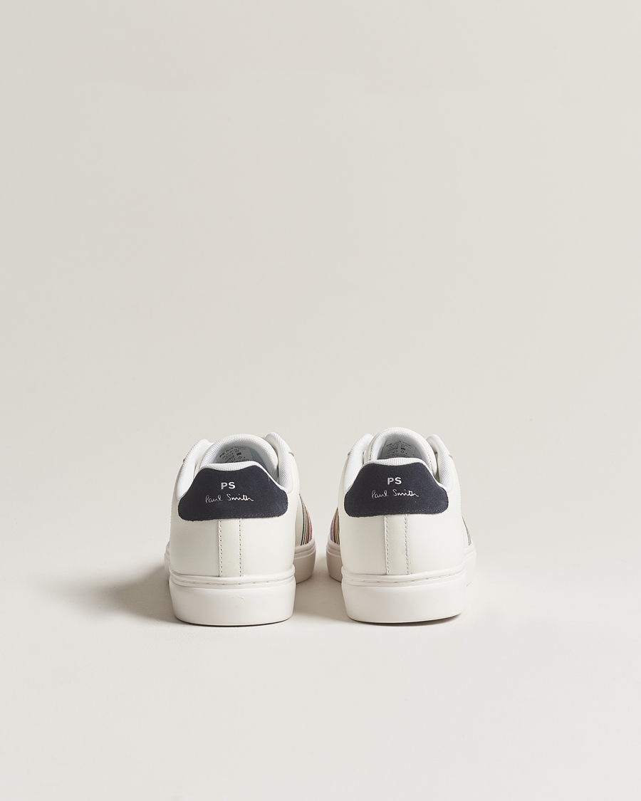 Hombres | PS Paul Smith Rex Embroidery Leather Sneaker White | PS Paul Smith | Rex Embroidery Leather Sneaker White