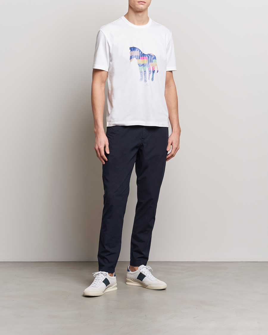 Hombres | Pantalones | PS Paul Smith | Cotton Drawstring Trousers Navy