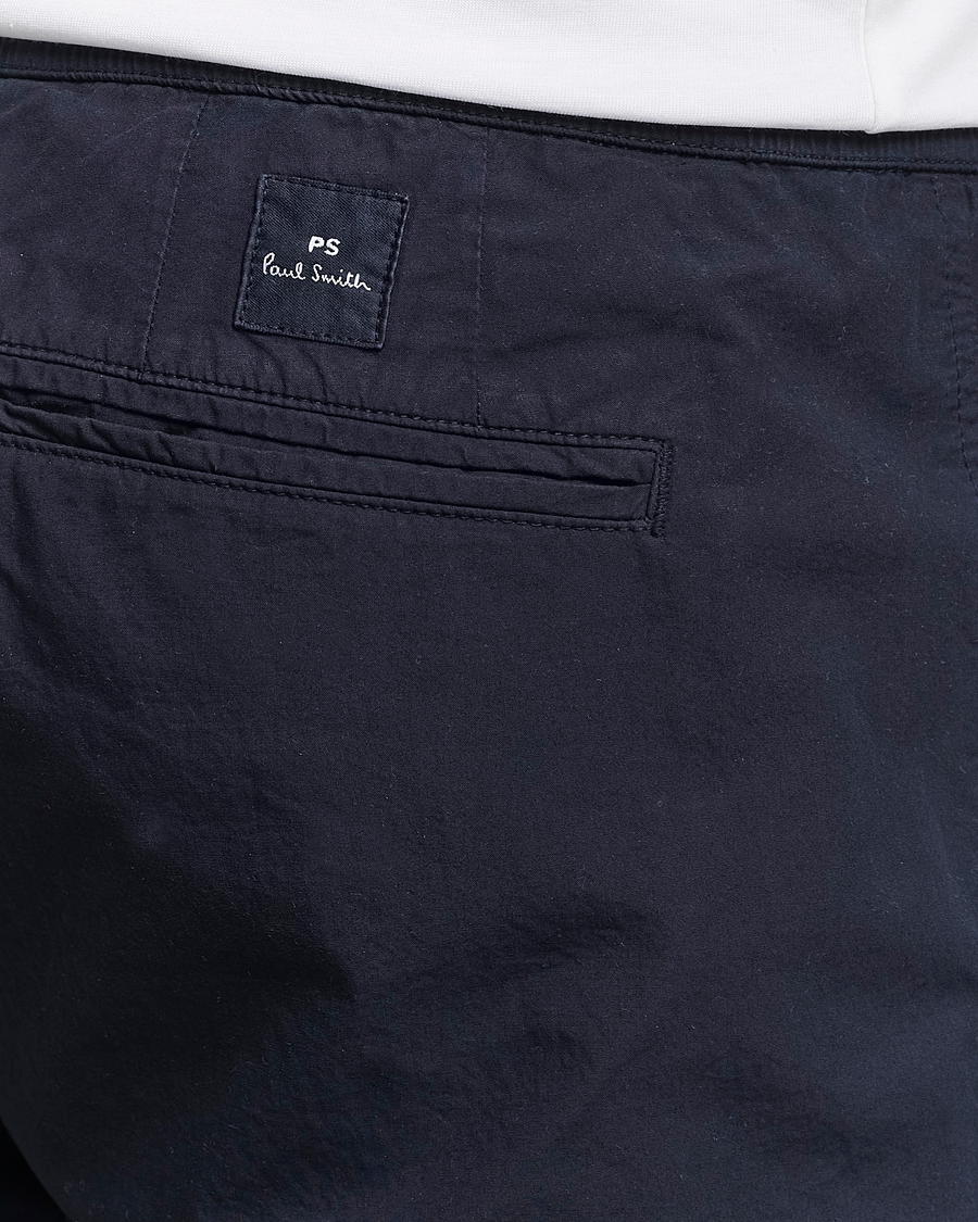 Hombres | Pantalones | PS Paul Smith | Cotton Drawstring Trousers Navy