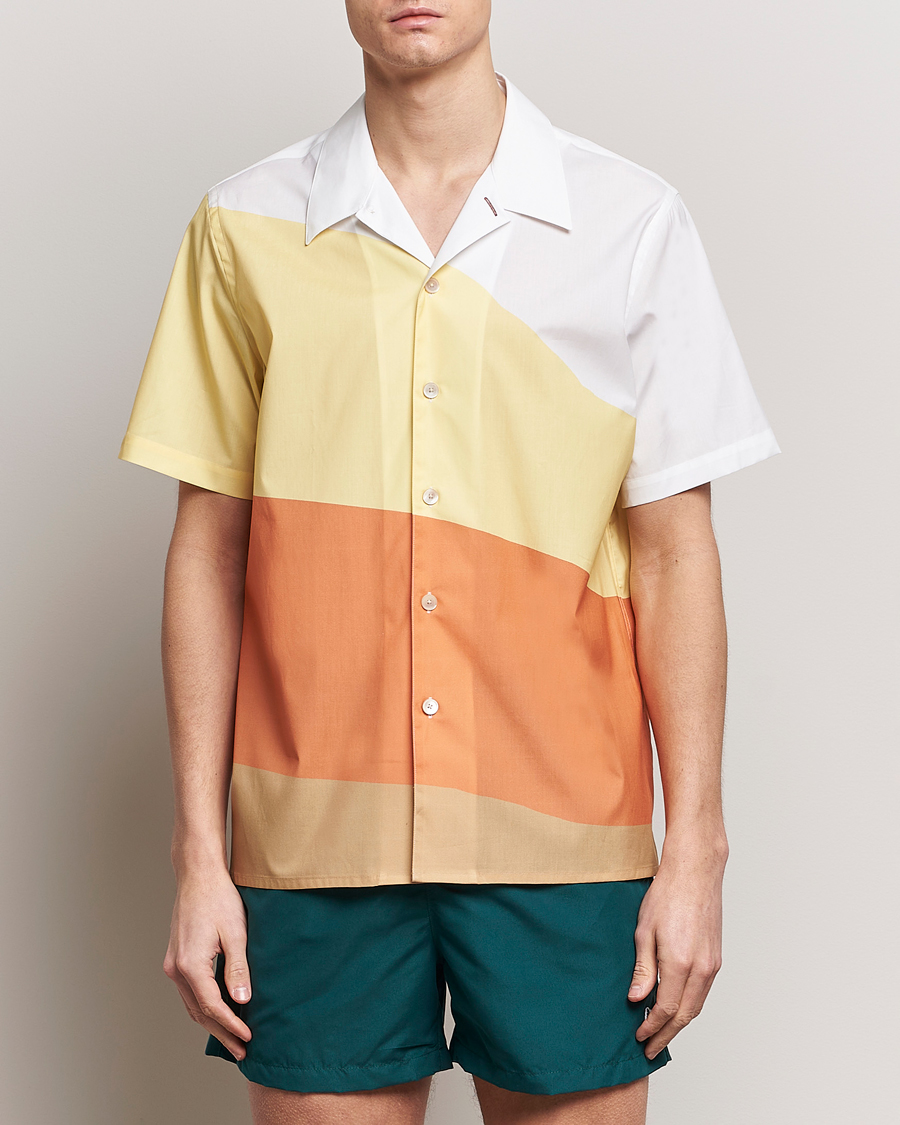 Hombres | Camisas de manga corta | PS Paul Smith | Blocksstriped Resort Short Sleeve Shirt Multi