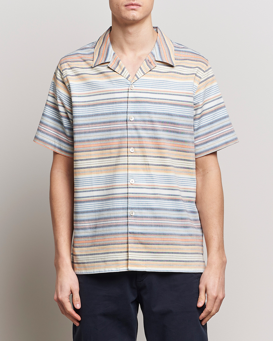 Hombres | Ropa | PS Paul Smith | Striped Resort Short Sleeve Shirt Multi 