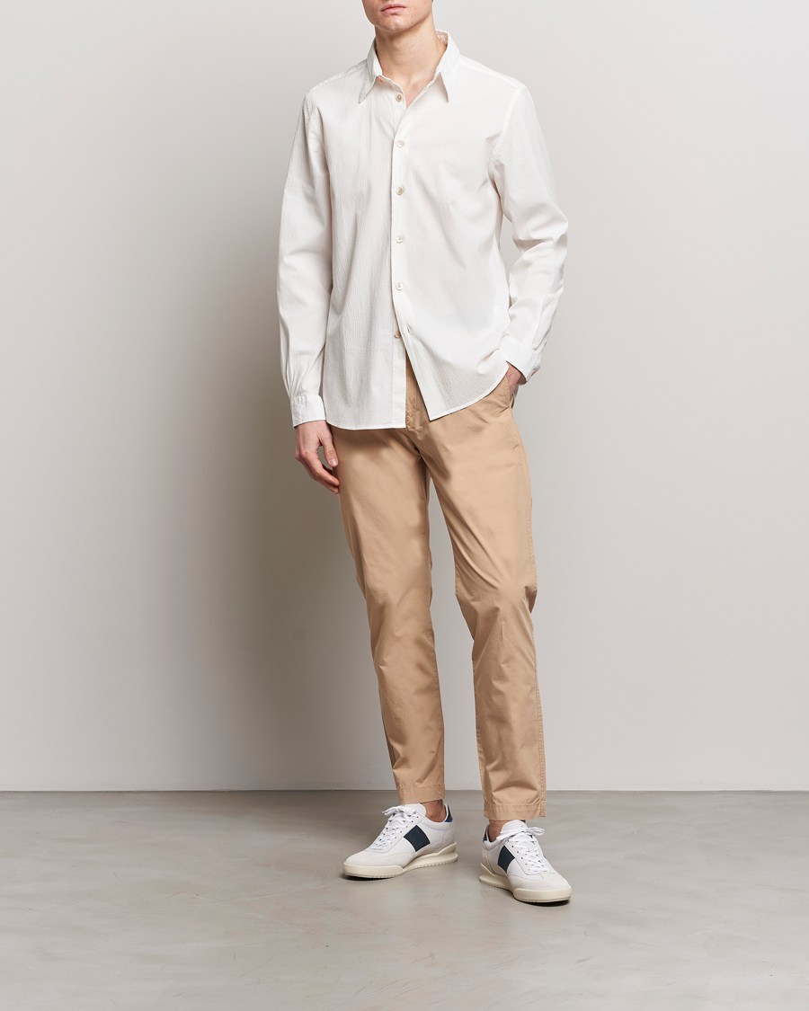 Hombres | Camisas | PS Paul Smith | Regular Fit Seersucker Shirt White