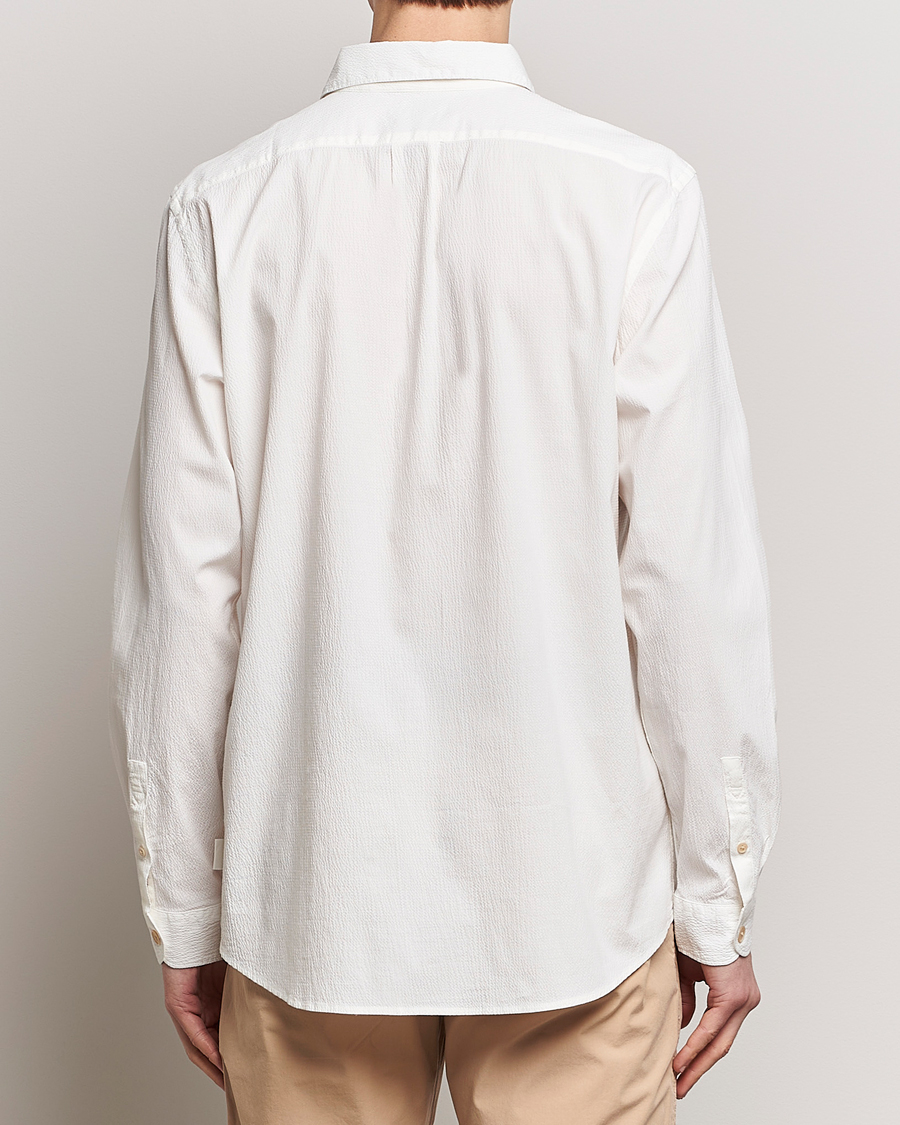Hombres | Camisas | PS Paul Smith | Regular Fit Seersucker Shirt White