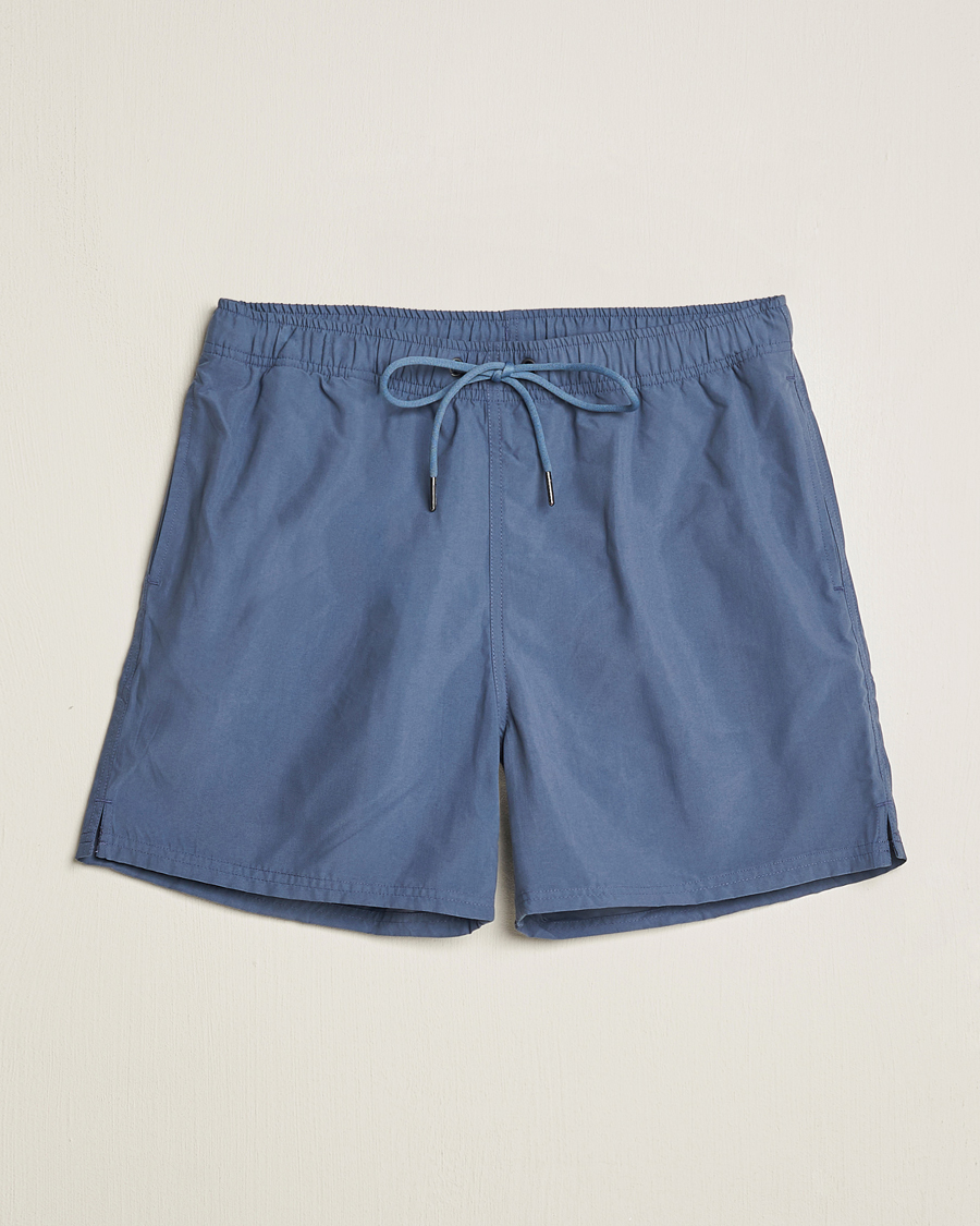 Hombres | Bañadores | Bread & Boxers | Swimshorts Denim Blue