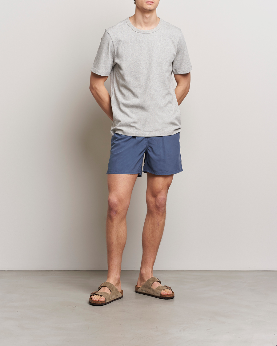 Hombres | Bañadores | Bread & Boxers | Swimshorts Denim Blue