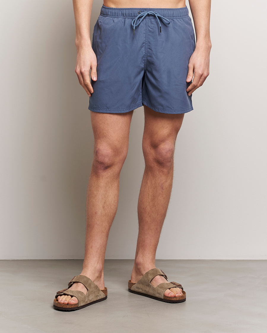 Hombres | Ropa | Bread & Boxers | Swimshorts Denim Blue
