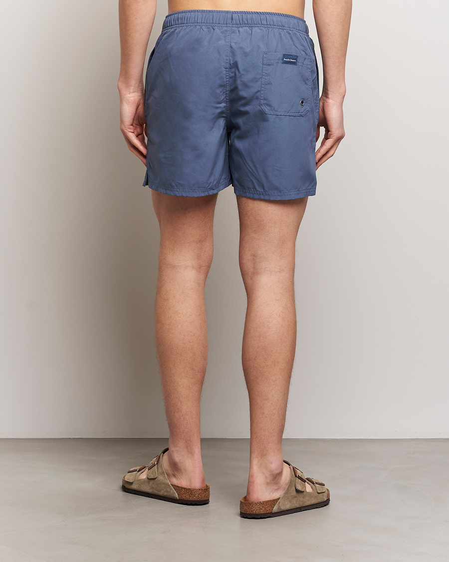 Hombres | Bañadores | Bread & Boxers | Swimshorts Denim Blue
