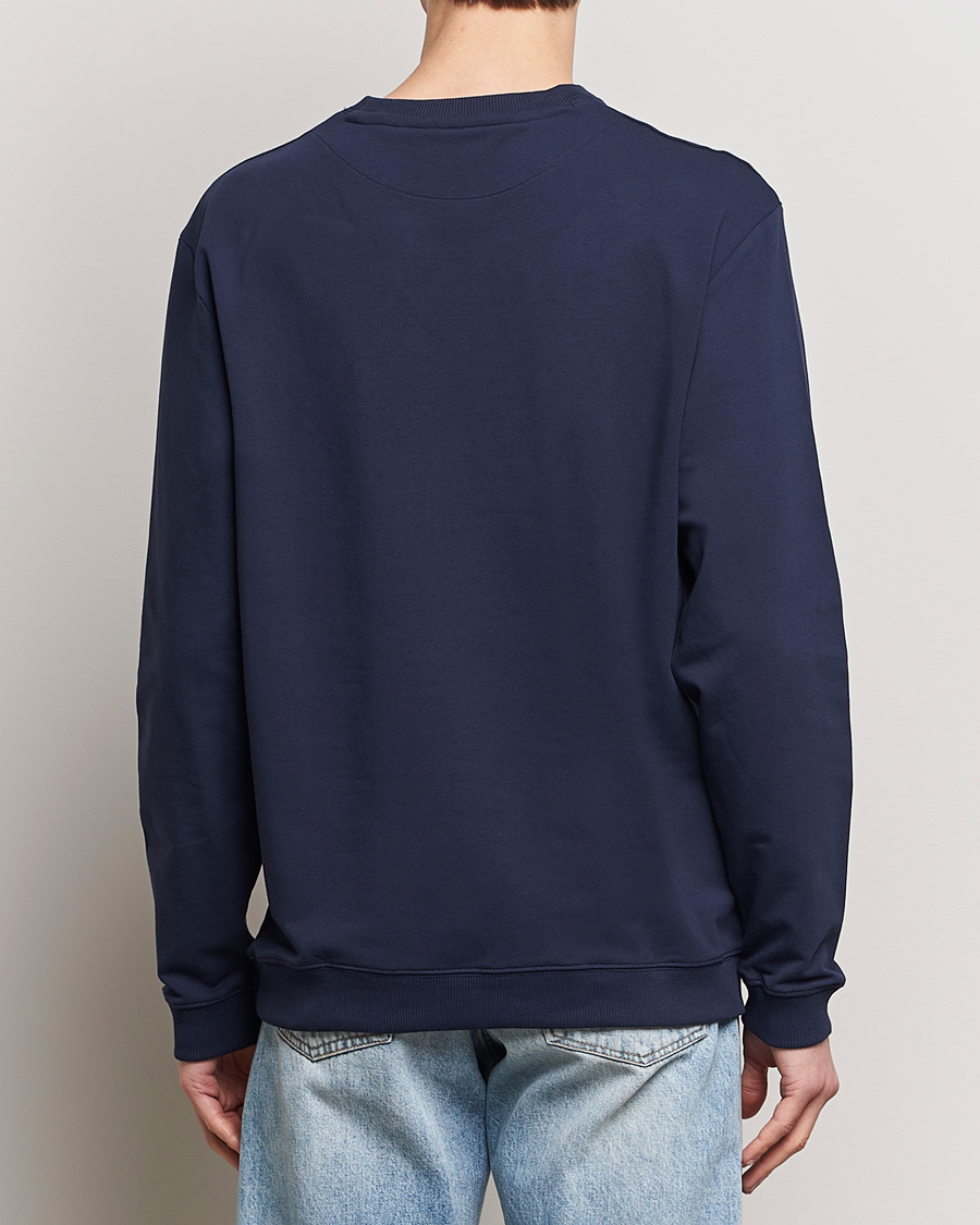 Hombres | Jerséis y prendas de punto | Bread & Boxers | Loungewear Crew Neck Sweatshirt Navy Blue