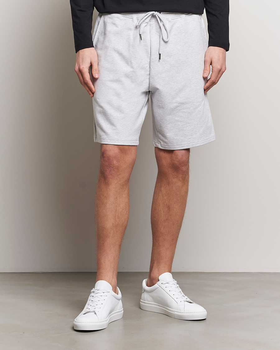Hombres |  | Bread & Boxers | Loungewear Shorts Light Grey Melange