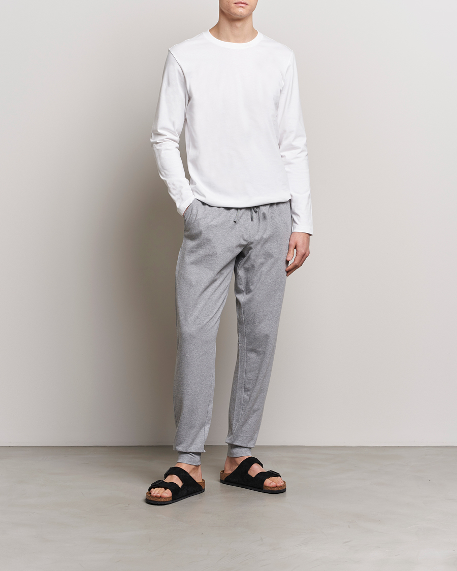 Hombres | Bread & Boxers Pyjama Pant Grey Melange | Bread & Boxers | Pyjama Pant Grey Melange