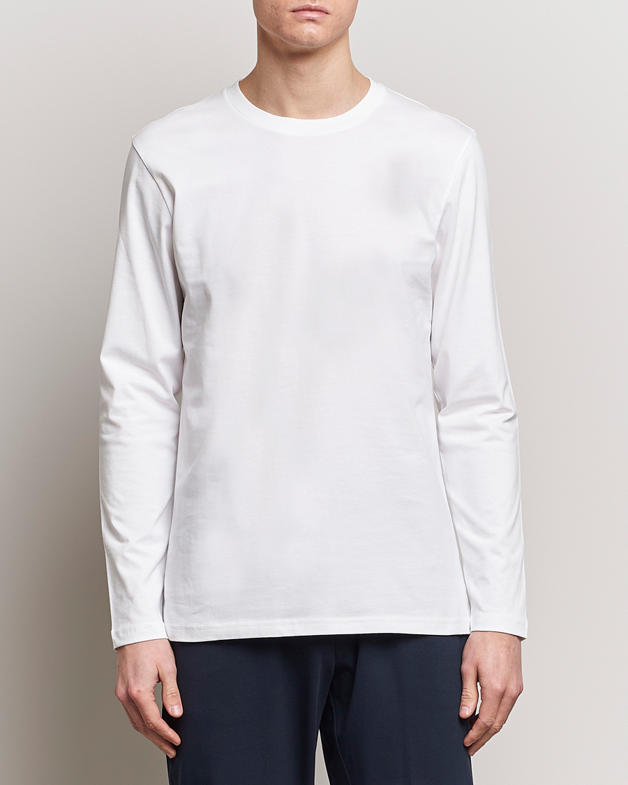 Hombres | Camisetas manga larga | Bread & Boxers | Long Sleeve T-Shirt White