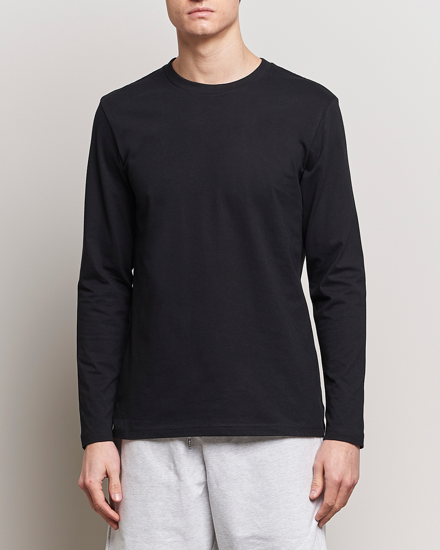 Hombres | Camisetas | Bread & Boxers | Long Sleeve T-Shirt Black