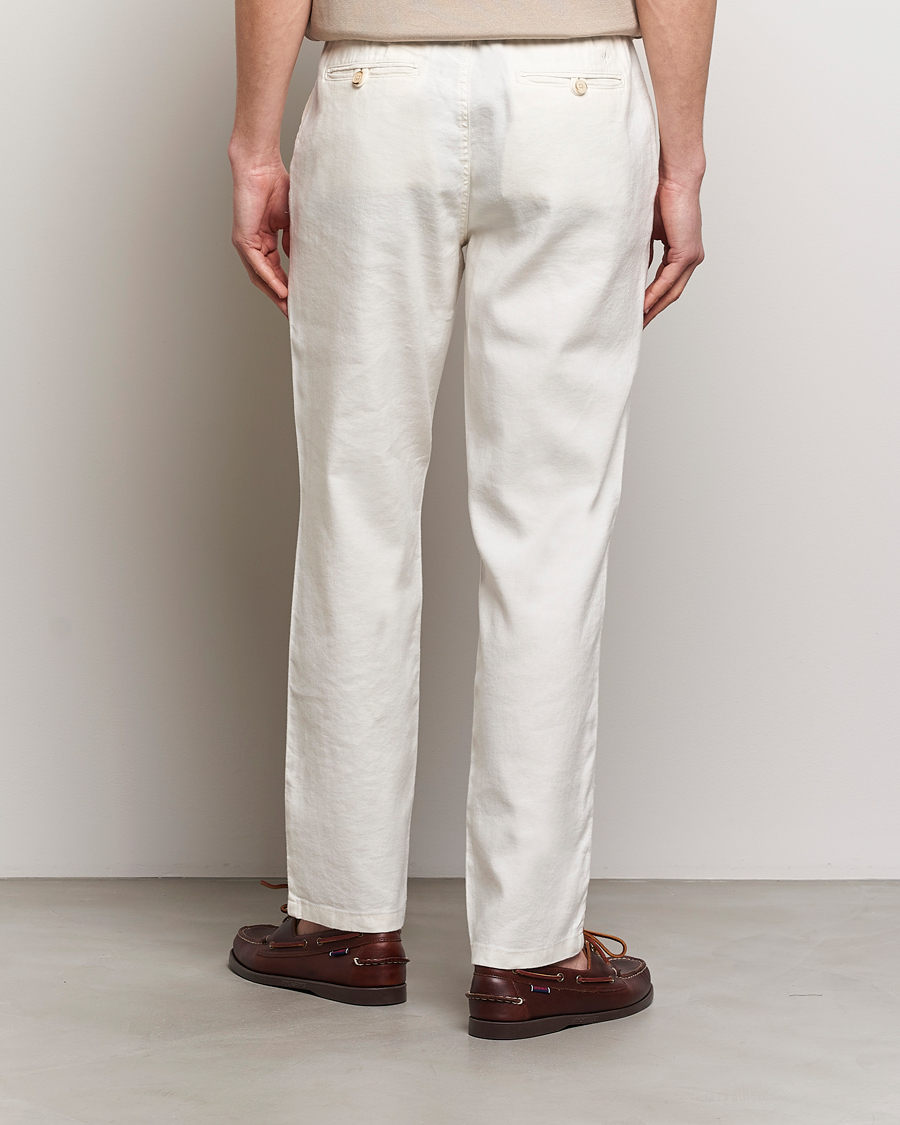 Hombres | Pantalones | Morris | Fenix Linen Slacks Off White