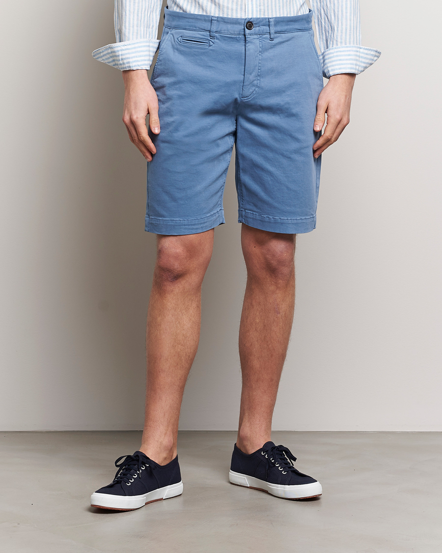Hombres | Pantalones cortos chinos | Morris | Jeffrey Chino Shorts Blue