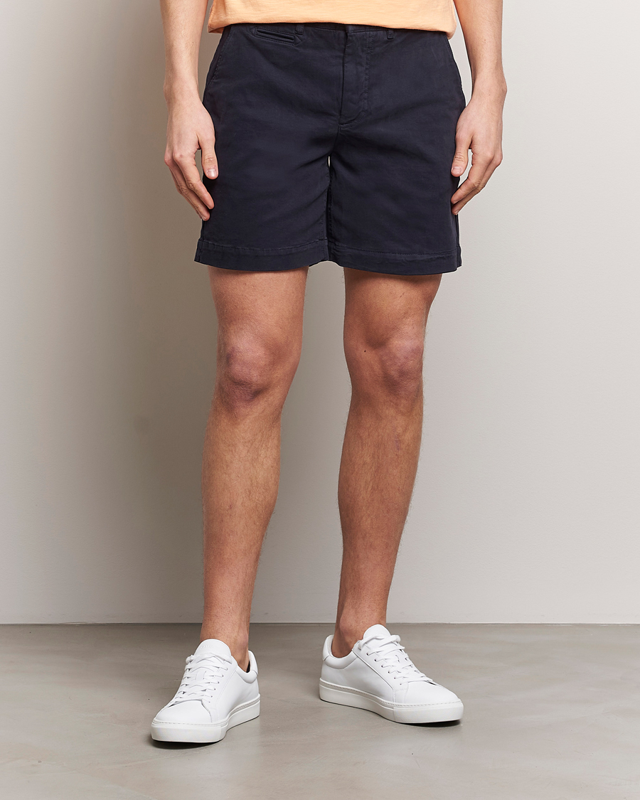 Hombres | Pantalones cortos chinos | Morris | Jeffrey Short Chino Shorts Navy