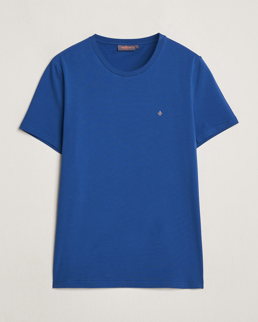 Hombres | Camisetas | Morris | James Crew Neck T-Shirt Blue