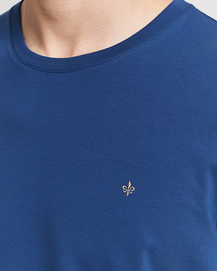 Hombres | Camisetas | Morris | James Crew Neck T-Shirt Blue