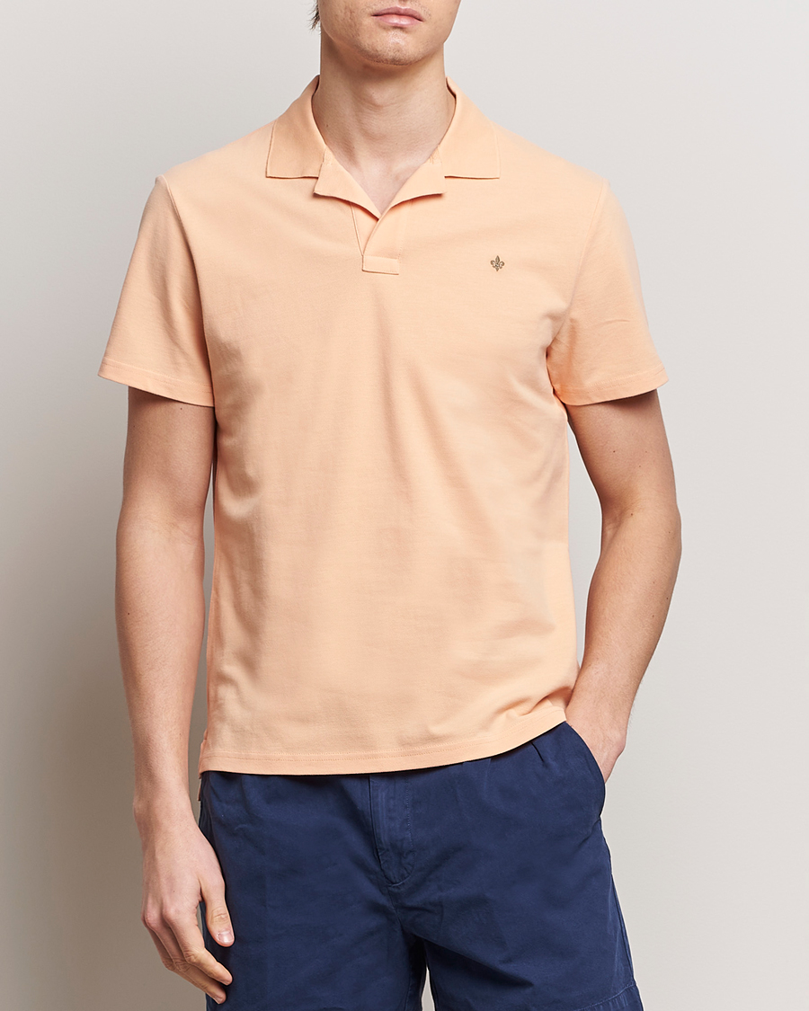 Hombres | Camisas polo de manga corta | Morris | Dylan Pique Shirt Orange