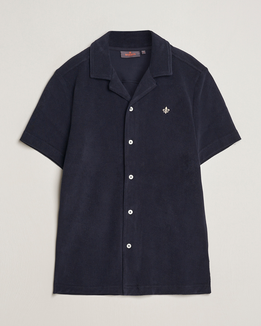 Hombres | Camisas | Morris | Conall Terry Shirt Old Blue
