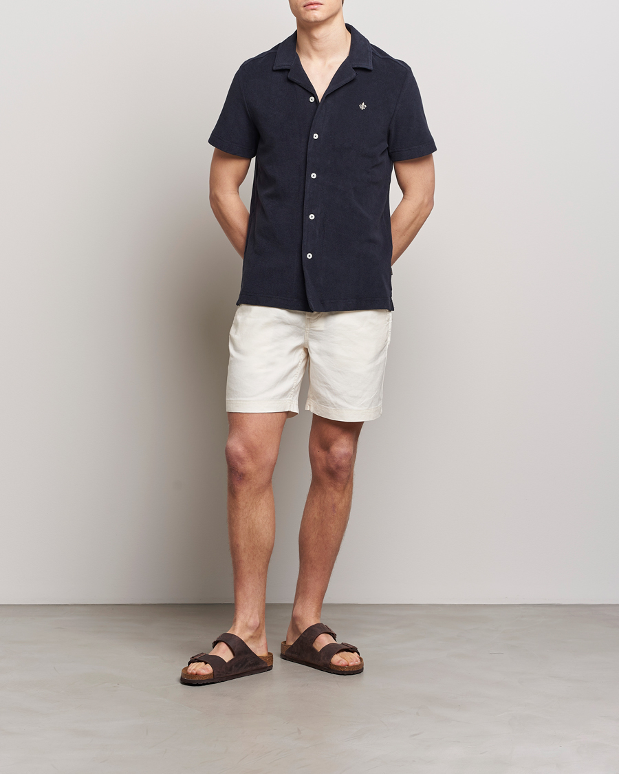 Hombres | Camisas | Morris | Conall Terry Shirt Old Blue