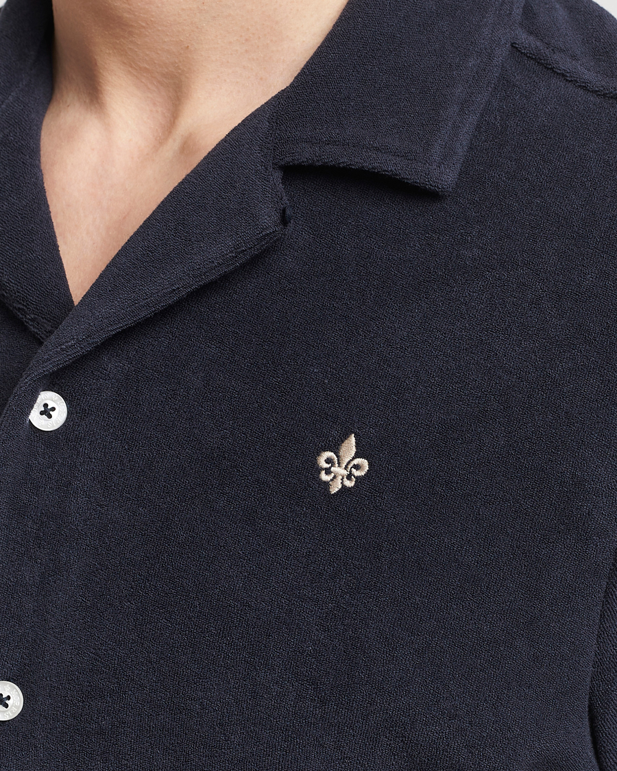 Hombres | Camisas | Morris | Conall Terry Shirt Old Blue