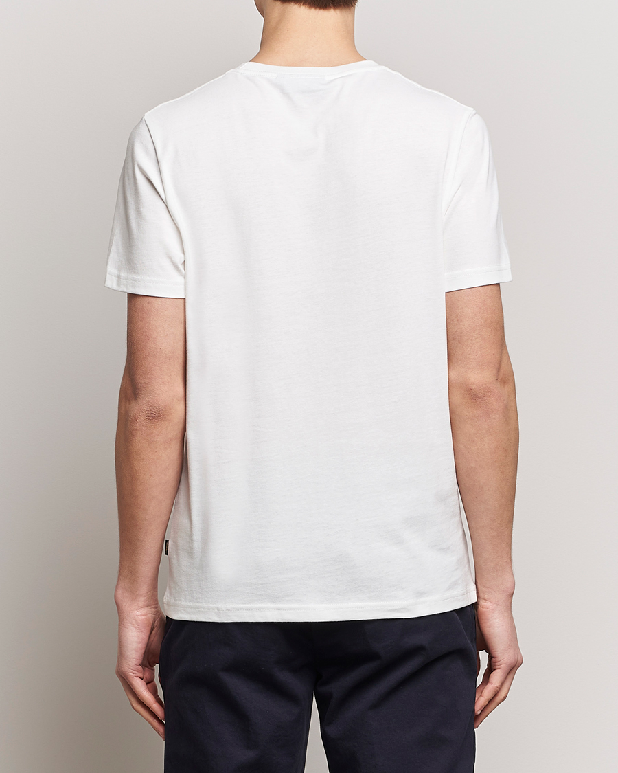 Hombres | Camisetas | Morris | Crew Neck Cotton T-Shirt Off White